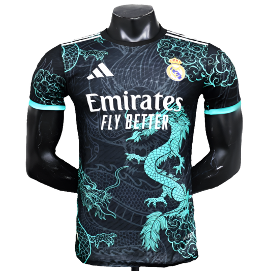 Real Madrid 25/26 Special Edition Jersey - Black and Sky Blue - Player Version
