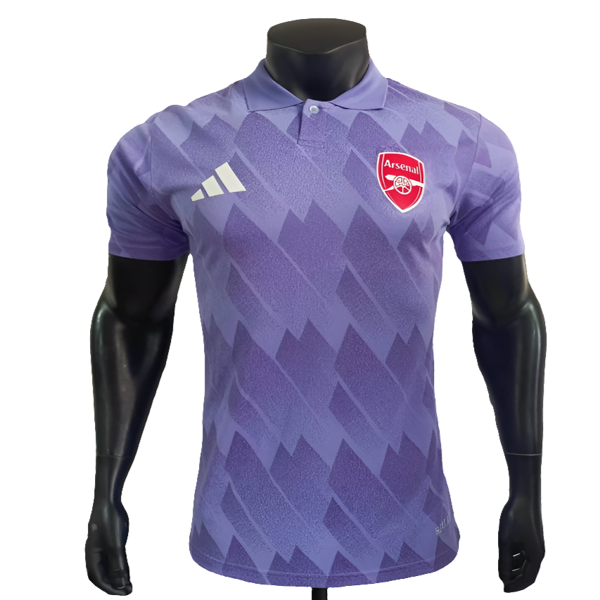 Camiseta Polo del Arsenal 25/26 - Morada - Versión de jugador