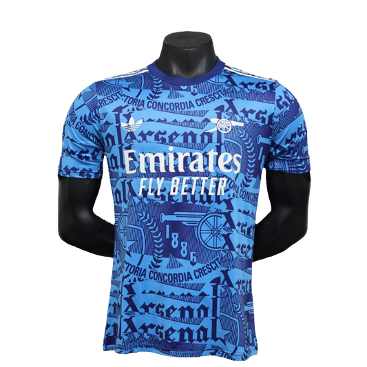 Arsenal 25/26 Pre-Match Jersey - Blue - Player Version