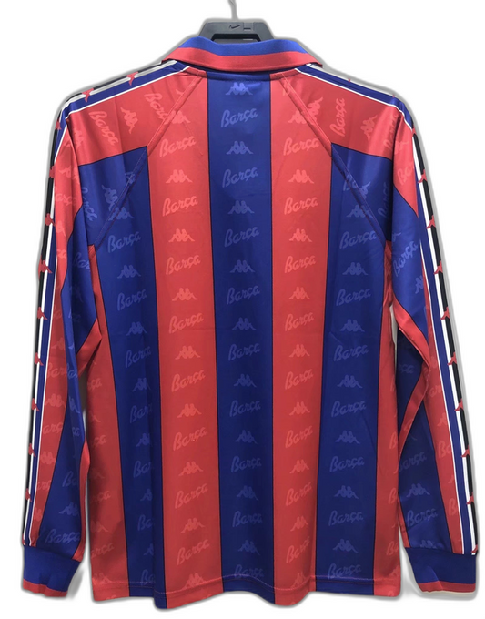 Barcelona 96/97 I Home Jersey - Long Sleeve Retro Version