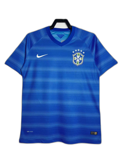 Camiseta de visitante de Brasil 2014 II - Versión retro 