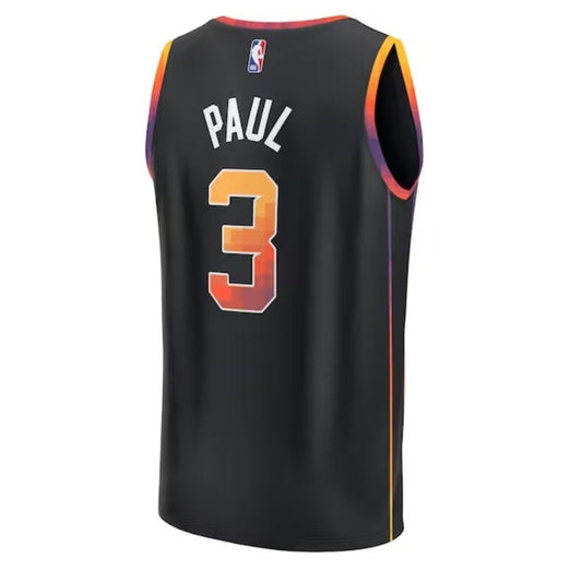 Camiseta NBA de Chris Paul, Phoenix Suns 2023, Fast Break, color negro - Edición especial