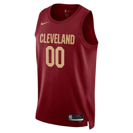 Camiseta unisex de los Cleveland Cavaliers color vino 2023 NBA - Edición Icon