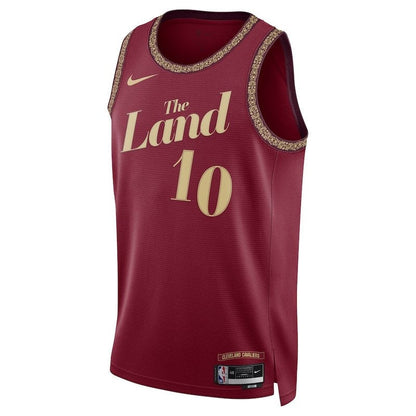 Camiseta unisex de la NBA de Darius Garland, Cleveland Cavaliers, 23/24, burdeos, edición City