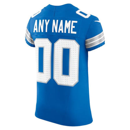 Camiseta personalizada de la NFL de los Detroit Lions, azul