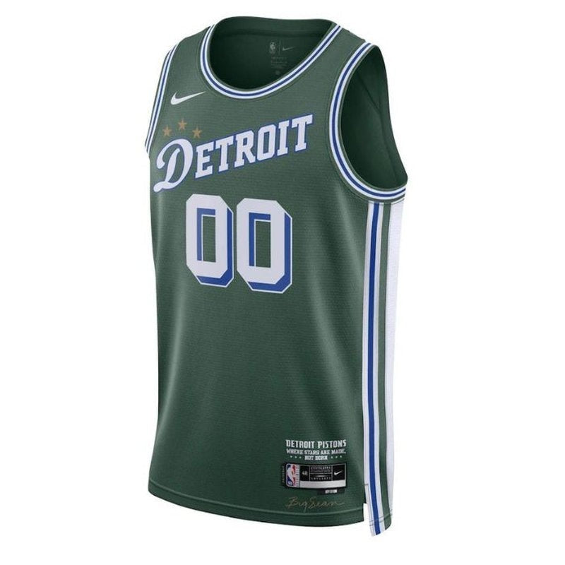 Camiseta unisex de la NBA Detroit Pistons 2023 - Edición Ciudad - Verde