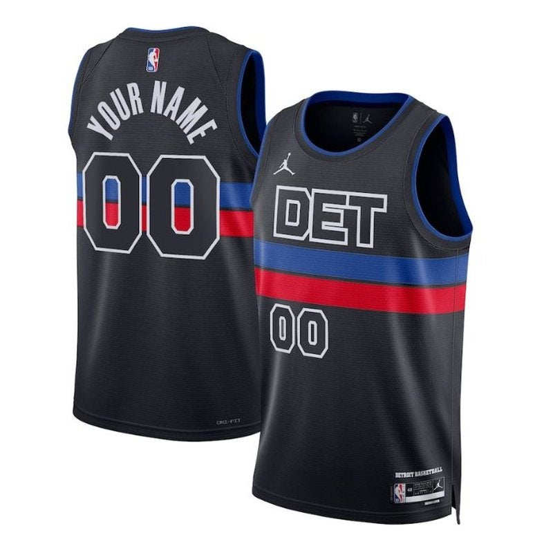 Camiseta unisex de la NBA Detroit Pistons 2023 - Edición Statement - Azul