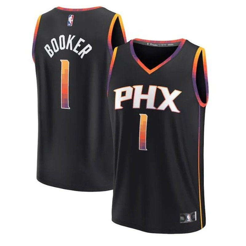 Camiseta NBA de Devin Booker, Phoenix Suns 2023, Fast Break, color negro - Edición especial
