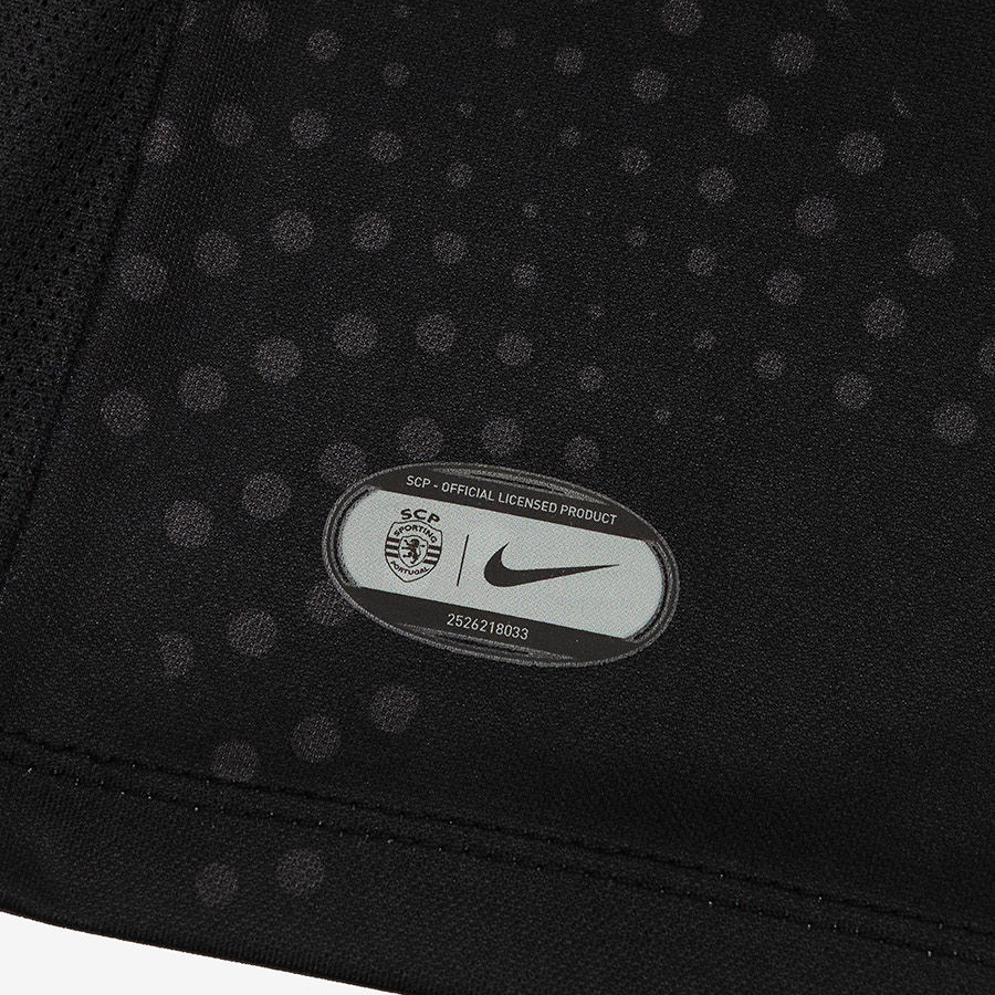 Equipación infantil negra de visitante del Sporting 2025/26 - ¡NUEVO LANZAMIENTO! 🔥💚 