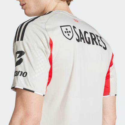 Camisola Benfica Alternativa Bege 2025/26 - ÚLTIMAS UNIDADES