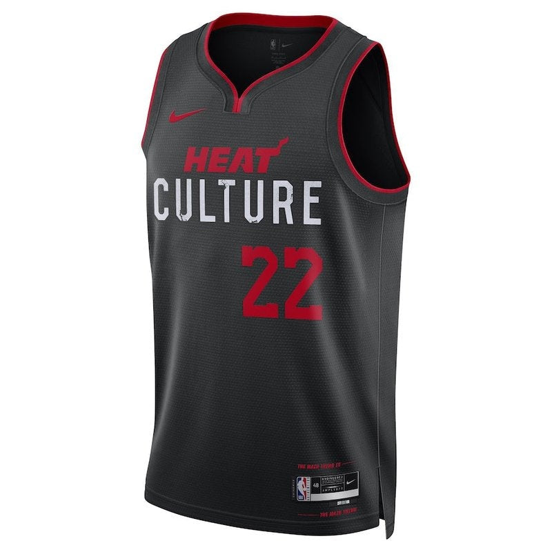Camiseta unisex de la NBA Jimmy Butler Miami Heat 23/24 - Negra - Edición Ciudad