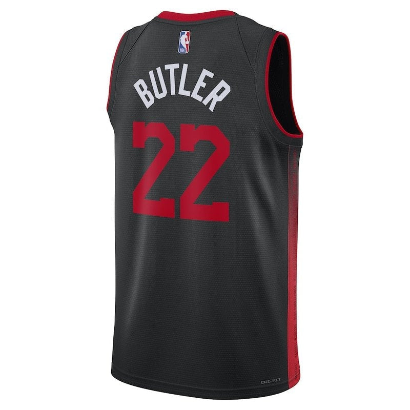 Camiseta unisex de la NBA Jimmy Butler Miami Heat 23/24 - Negra - Edición Ciudad