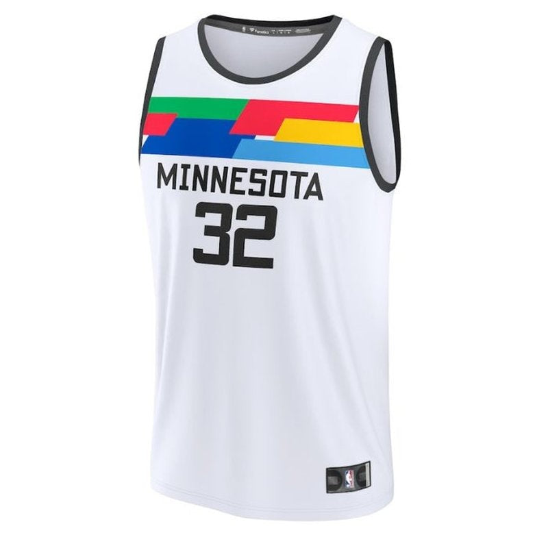 Camiseta unisex de la NBA Karl-Anthony Towns de Minnesota Timberwolves 2023 Fastbreak - Edición City - Blanco