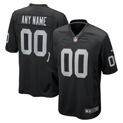 Camiseta personalizada de la NFL de los Las Vegas Raiders - Negra