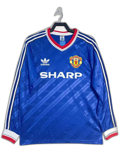 Manchester United 86/88 III Third Jersey - Long Sleeve Retro Version