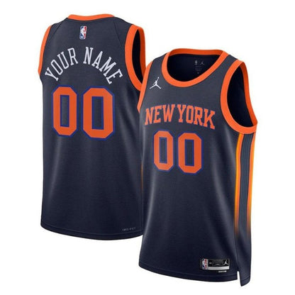 Camiseta unisex de la NBA 2023 de los New York Knicks - Edición Statement - Azul marino