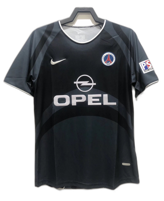 Camiseta negra del París Saint-Germain (PSG) 2001 - Versión retro