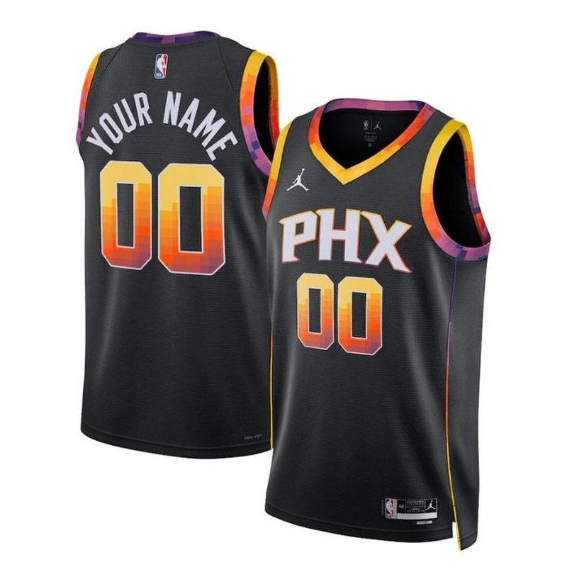 Camiseta unisex de la NBA de los Phoenix Suns 2023 - Edición Statement - Negra