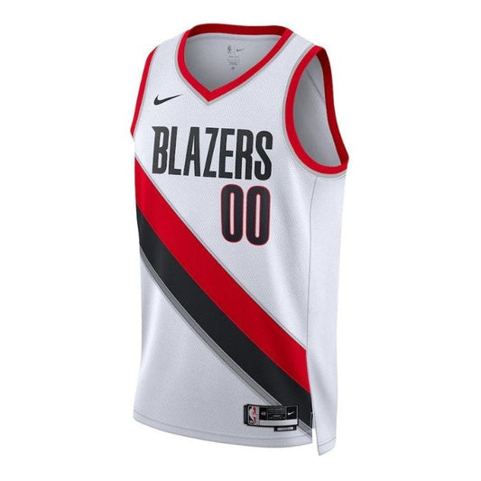 Camiseta unisex de la NBA Portland Trail Blazers 2023 blanca - Edición Asociación