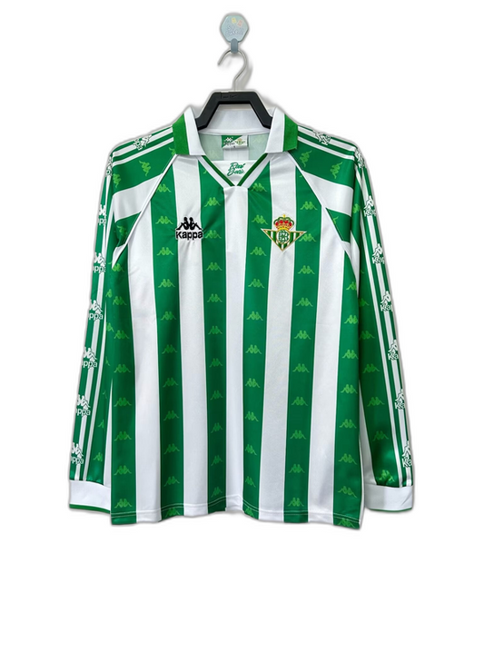 Real Betis 95/97 I Home Jersey - Long Sleeve Retro Version