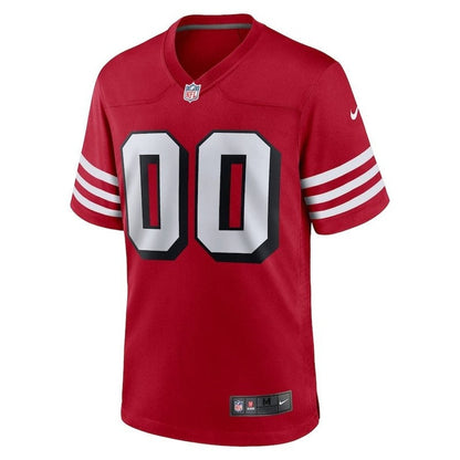 Camiseta personalizada alternativa de la NFL de los San Francisco 49ers - Escarlata