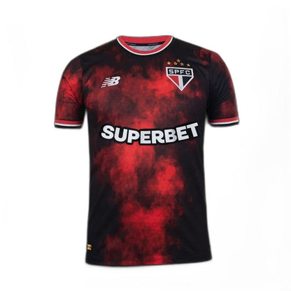 Camiseta negra conmemorativa del Sao Paulo 24/25 (versión para aficionados)