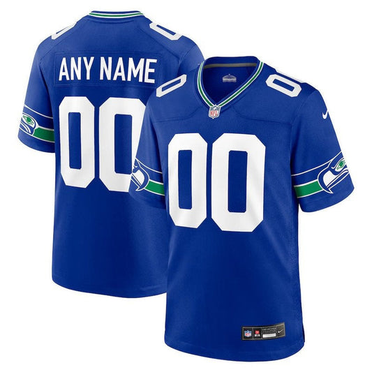 Seattle Seahawks - Camiseta retro personalizada de la NFL