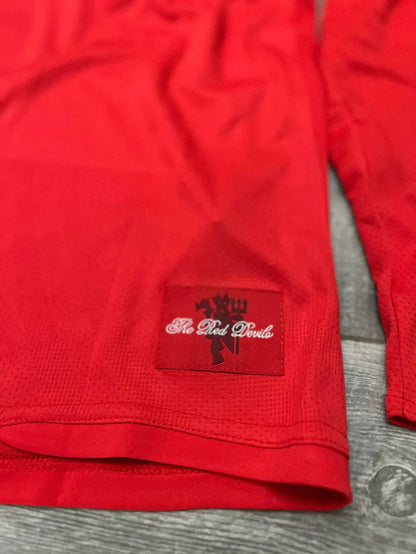 Camiseta local del Manchester United 07/08 I - Versión retro de manga larga