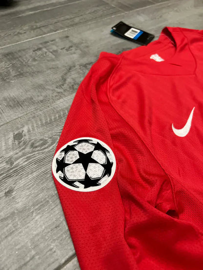 Camiseta local del Manchester United 07/08 I - Versión retro de manga larga