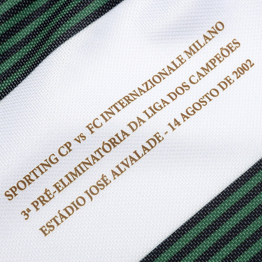 Camisola Sporting Retro 2001/03 - Modelo Exclusivo! 🇵🇹